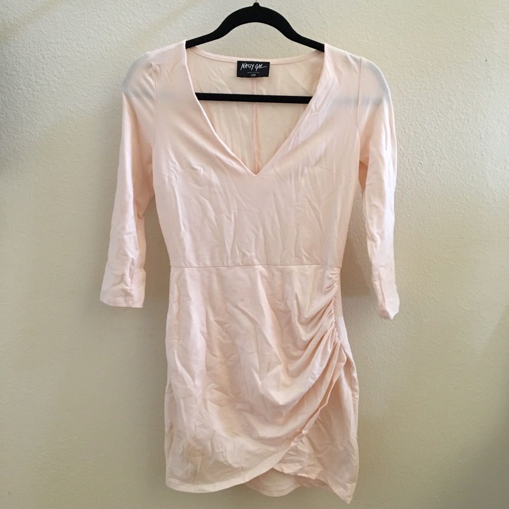 Nasty Gal Bodycon Blush Dress